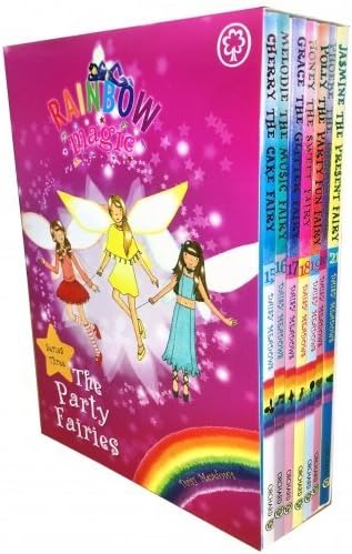 Rainbow Magic Party Fairies Collection 7 Books Pack Set