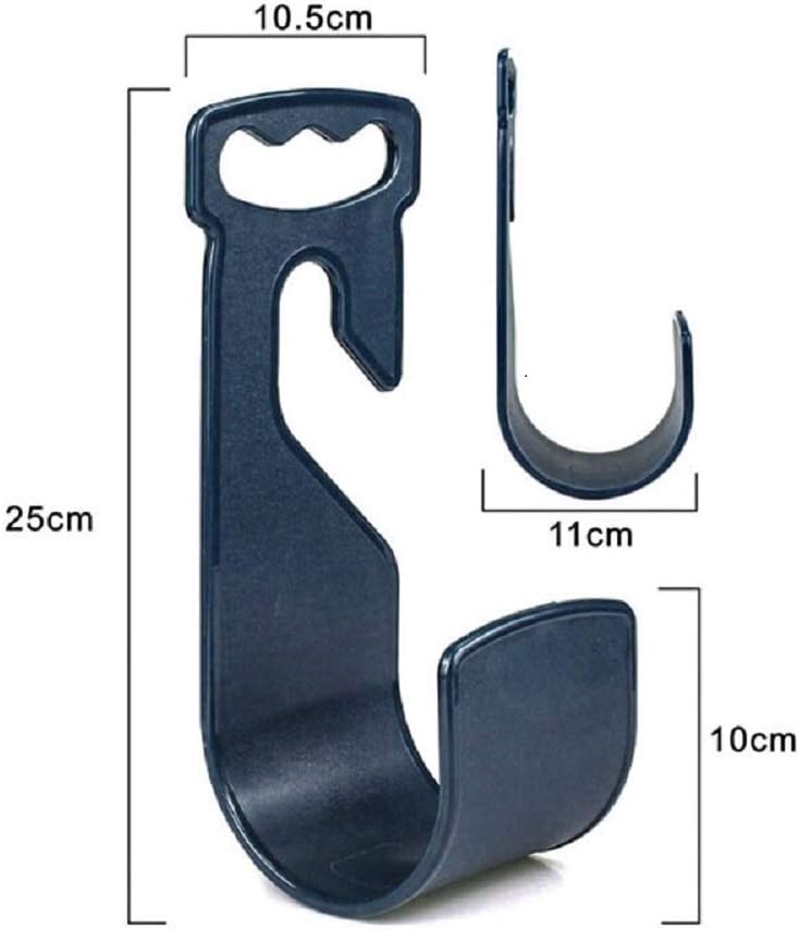 Sageme Hose Hanger, Durable Rust-Free Hose Holder, Wall Mount,Carrier, Hook for Garden Hose/Expandable Hose/Hose Reel/Water Hose/Pocket Hose/Flexable Hose/Magic Hose (Black)