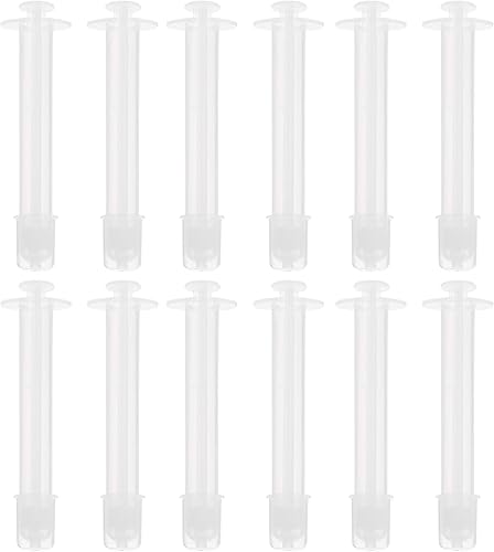 GLEAVI Supositorios 20pcs Lanzadores de Lubricante Inyector Aplicadores de Hemorroides Hemorroides Crema Ungüento Jeringa para Mujeres Yoni Pearls