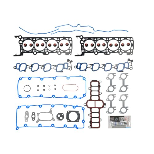 Image of KAX Head Gasket Set Compatible with 2000-2004 Ford F-150 Expedition F-250 F-350 Super Duty, E-150 E-250 E-350 Econoline Club Wagon, 5.4L Engine Cylinder Head Gasket kit, OE# HS9790PT-15, ES72798
