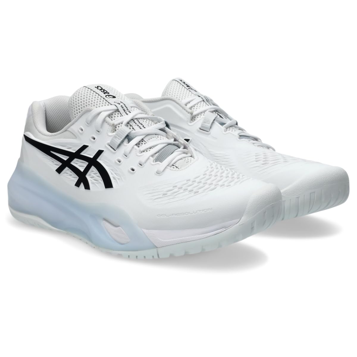 ASICS Men's Gel-Resolution X Tennis Shoes, 10.5, White/Black