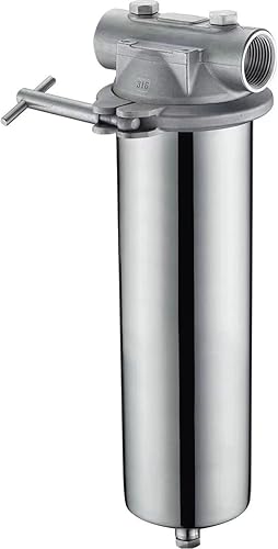 Amwater stainless steel housing with 1 inch ports