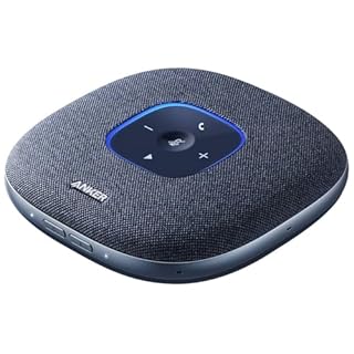 Anker PowerConf S3 Bluetooth Speakerphone with 6 Mics, Enhanced Voice Pickup, 24H Call Time, App Control, Bluetooth 5, USB C, Conference Speaker Compatible with Leading Platforms, Home Office
