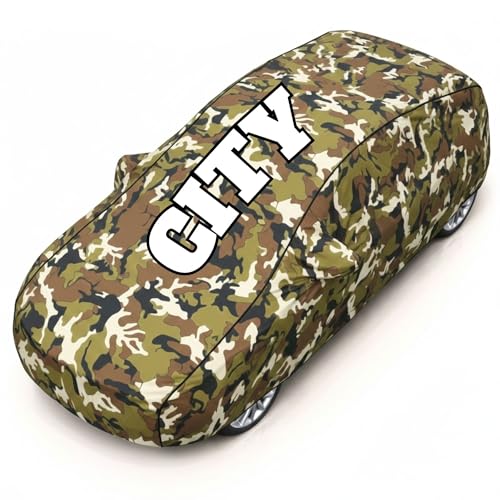 Image of Superior Grade Quality Hondo-City Cover (All Variants) Car Body Cover - 100% Waterproof Custom Fit with Mirror Pockets | Triple-Stitched Elastic Design, Heat Reflective, Anti-Dust, All-Weather