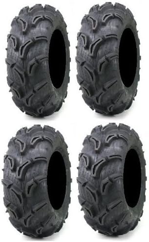 Full set of Maxxis Zilla 26x9-12 and 26x11-12 ATV Mud Tires (4)
