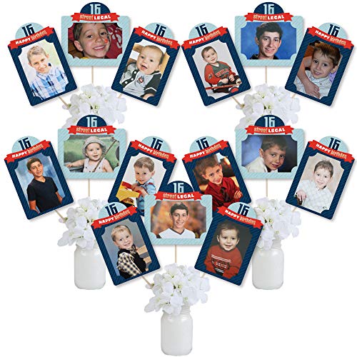 Kit de 15 bâtonnets pour centre de table de 16e anniversaire