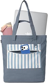 Thread Wallets Utility Tote – Large Travel Tote with Multi-Pocket Design, Laptop Compartment & Work Bag for Women (Wilson)