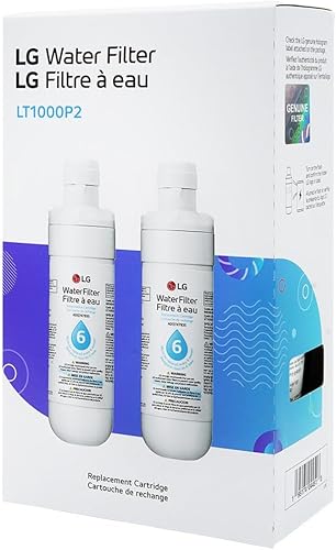 Vista 15 de LG LT1000P - Filtro de agua para refrigerador de repuesto de capacidad de 6 meses/200 galones (NSF42, NSF53 y NSF401) ADQ74793501, ADQ75795105