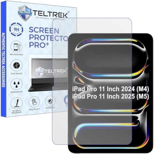 Image of Screen Guard Compatible With Apple iPad Pro 11 2025 M5 & 2024 M4 (11 inch Inch Tab) Flexible Fiber Screenguard Not a Tempered Glass Screen Protector