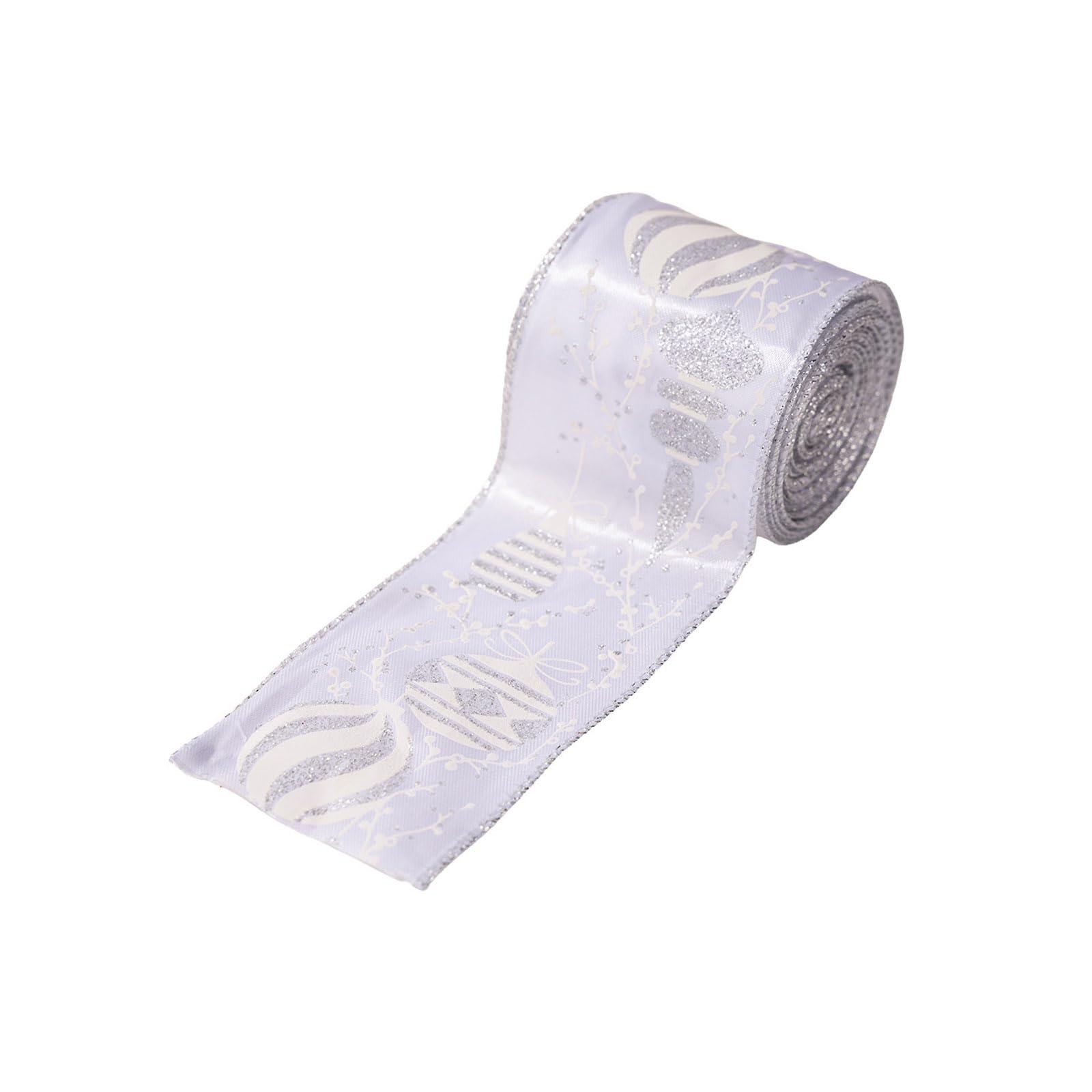 Buxuaaaa Christmas Bows Ribbon for Holiday Decorations Durability Fabric Ribbon for Tree and Party Exquisite Christmas Craft