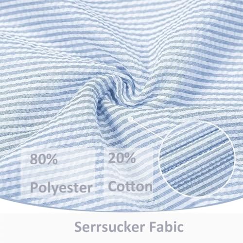 Seersucker Mens Suit Jacket Slim Fit Striped Tuxedos Jacket Light Weight Sport Coat Summer Blazer for Men Wedding Prom4