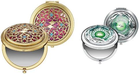 LIMITED EDITION Sephora Disney Compact Mirror ~ Set of 2 ~ Ariel Set the Mood & Jasmine the Palace Jewel