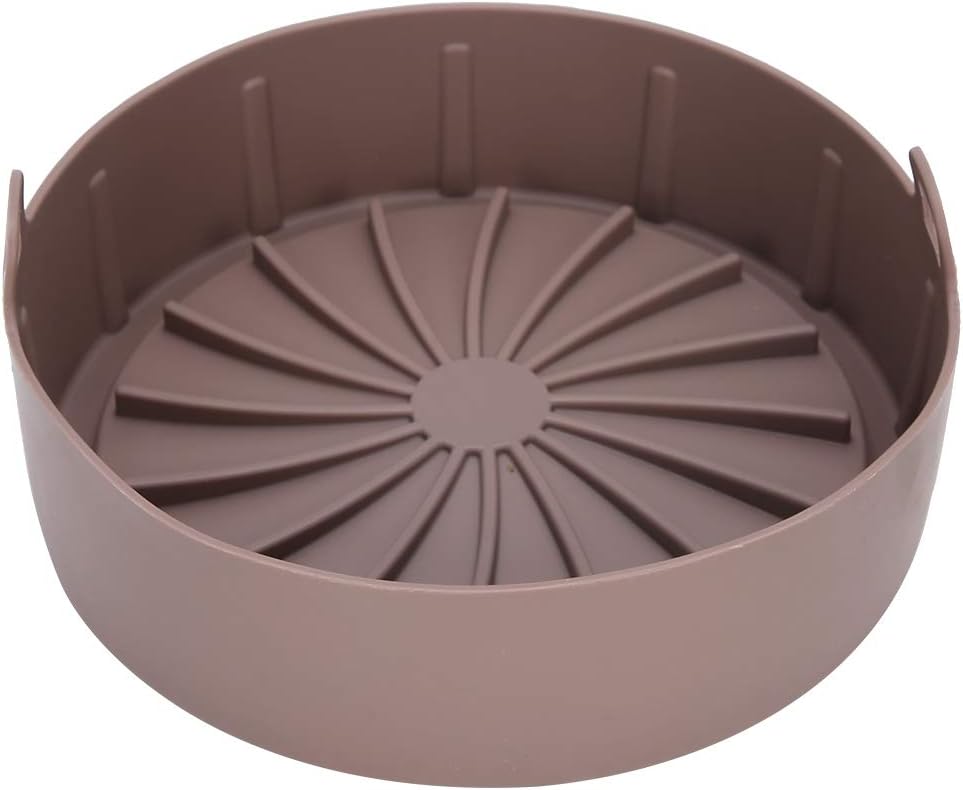 Multifunction Silicone Steam Basket Rack Accessory for Pressure Cooker Steamer Kitchen Utensils Basket Kitchen Supply(Brown)