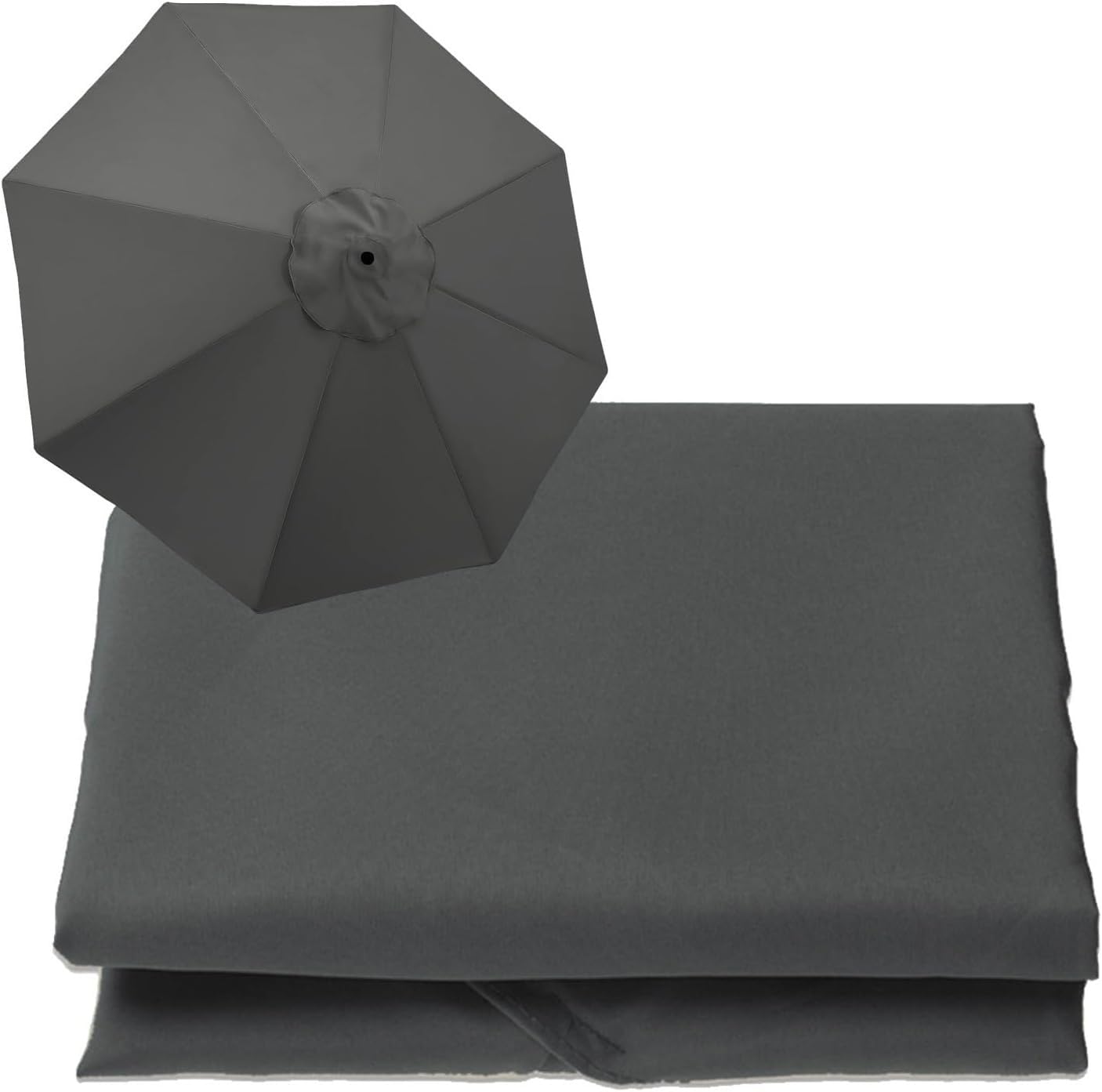 ILiemao Replacement Parasol Canopy 2 2.30 2.5 2.7 3.0 3.5m 6 Arms 8 Arms Protection for Garden Umbrella(L6,6.5ft 6 Ribs 2.0m)