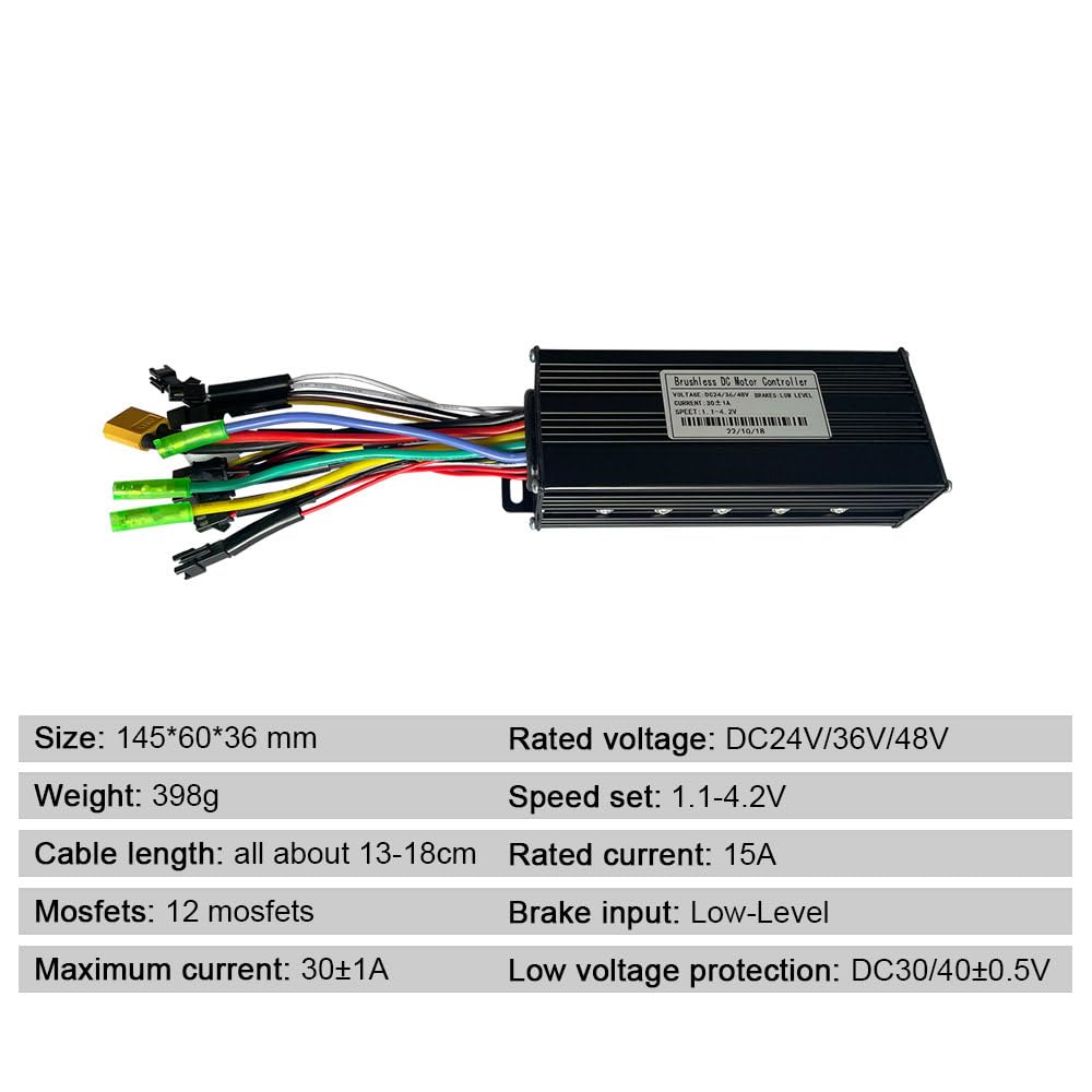 Kit Bicicletta elettrica 30A Ebike Controller con Display LCD Ebike Supporto 36V750W 36V1000W 48V750W 48V1000W