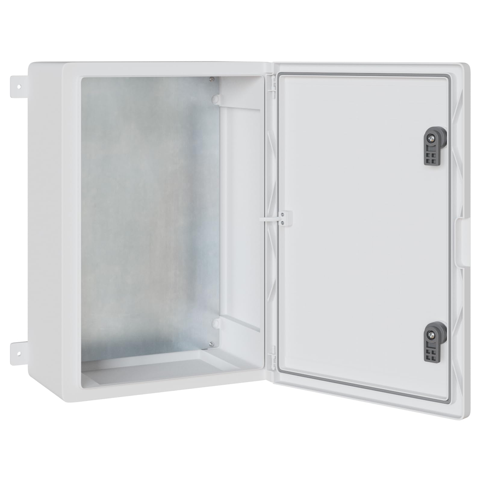 Tidyard Steuerschrank Grau 35 x 19.5 x 50 cm Plastik, Wasserdichter Verteilerkasten Wandschrank Leergehäuse für Elektro-, Steuerungs- und Sensorik-Technik