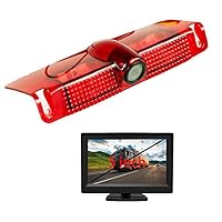 Terza Telecamera Posteriore Per Express Van 2003-2017 - Integrata Nella Terza Luce Di Stop - Visione Notturna, Angolo 170°, IP68 - 2