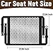 Front Seat Organizer, Car Seat Organizer, Double Layer Front Seats Versatile Elastic Organizers Net, Storage Mesh Nets for Seats, Universal Car Accessories for Most Vehicles
