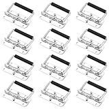 Langlebigkeit: Der verchromte Edelstahl verbessert die Anpassungsfähigkeit des Zug gefedert kistengriff an unterschiedliche Umgebungen und sorgt für ein dauerhaftes, neuwertiges Aussehen und eine stabile Leistung auch bei häufigem Gebrauch.