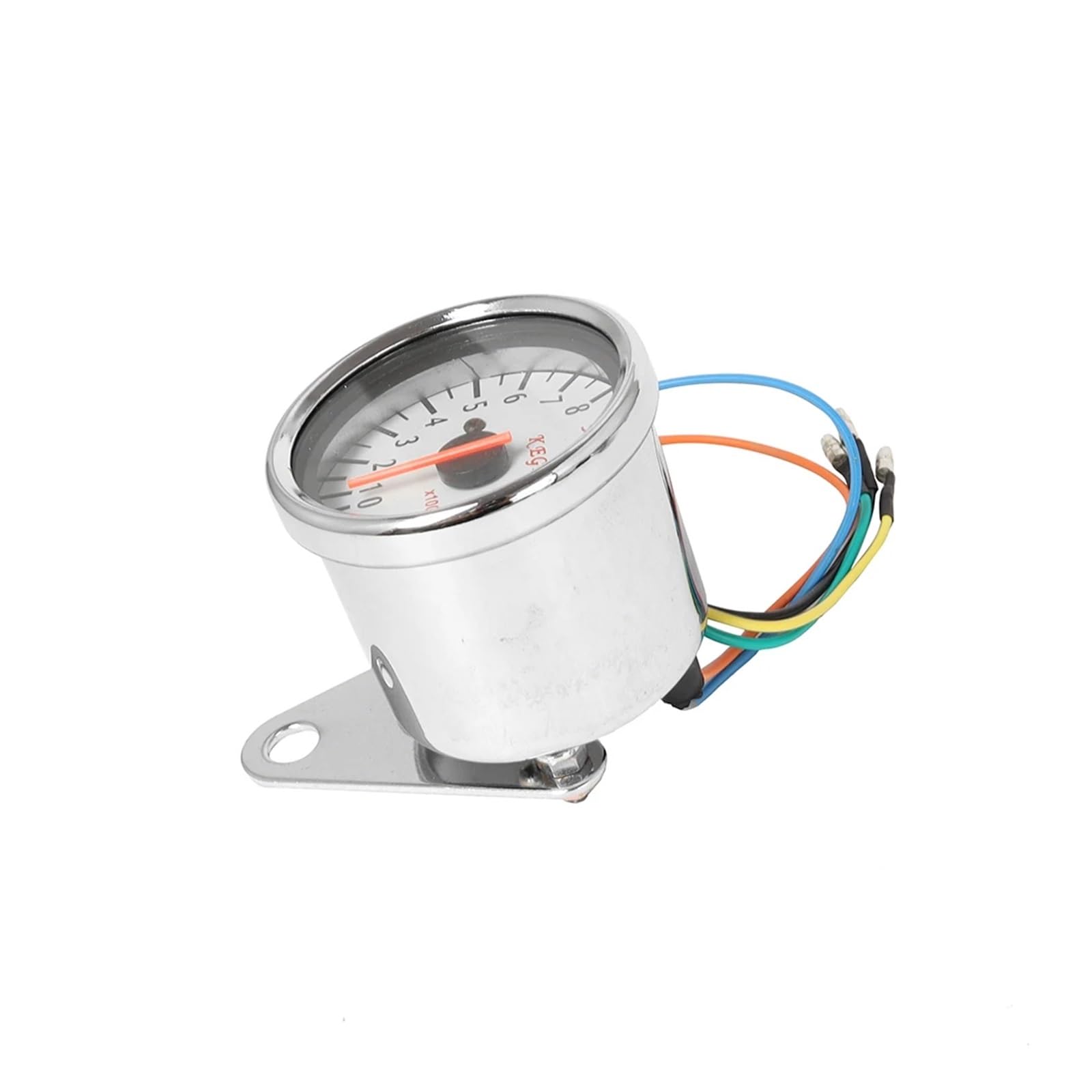 Contagiri Universale Per Moto, Tachimetro, Contachilometri, Indicatore 13000 Giri/min, Cromato, Per Cafe Racer, Per Ha&rley Per Ho&nda Per Ya&maha Contachilometri
