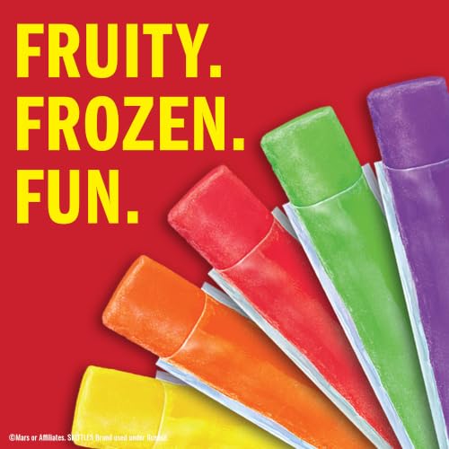 Image of Skittles Freezer Pops Variety Pack, Fruit Flavored Ice Pops, 40 Count