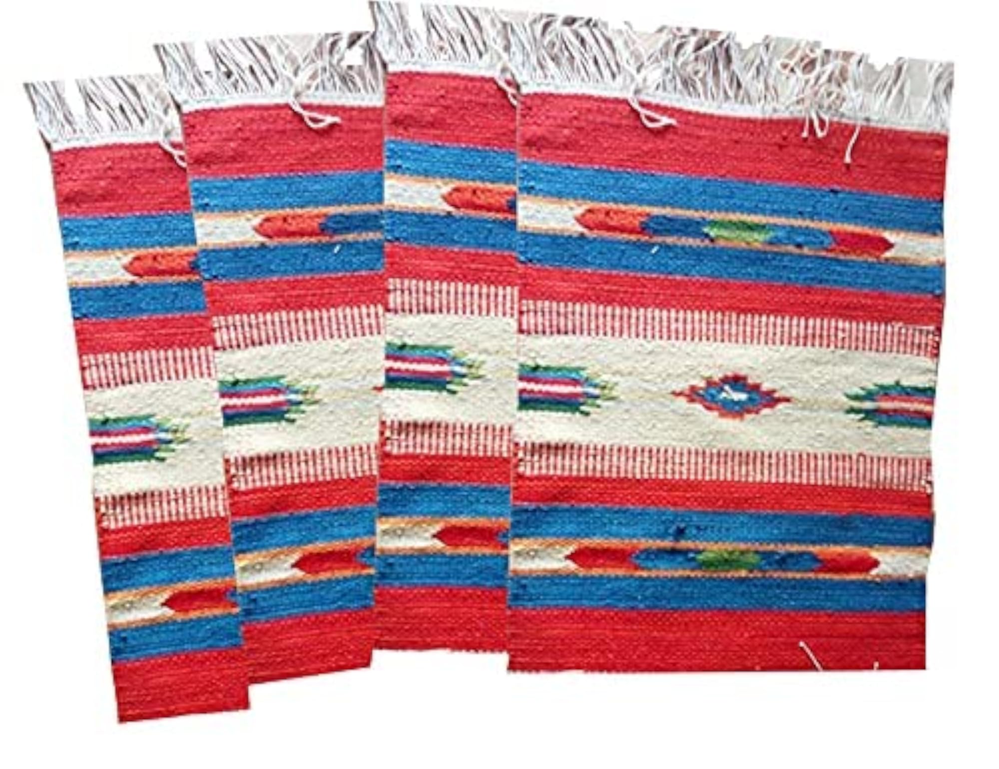 Set of 4 Zia Table Mats, 13x17 Inches