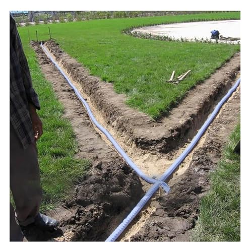 Tuyau de drainage ondulé perforé pour extérieur de 20cm x 30m de long - 4