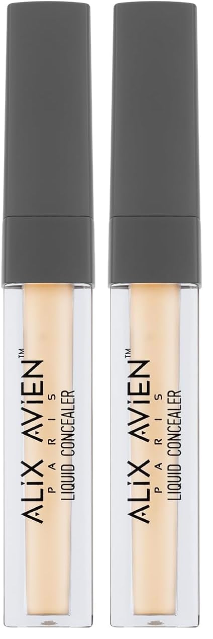 ALIX AVIEN Likit Göz Altı Kapatıcısı - Orta Ten Nötr Cilt Alt Tonu - Liquid Concealer 106 Creamy (2 paketi)