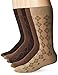 Gold Toe Men's 5 Pack Diagonal Plaid Fashion, Brown/Mocha/Cork, 10-13/6-12