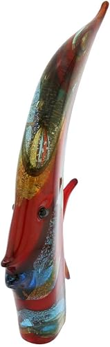 Miniatura 6 de Glass Of Venice Escultura de pez ángel de cristal de Murano - Multicolor