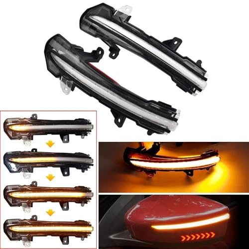 Luz intermitente dinámica secuencial con señal de giro LED para Note y Kicks 2