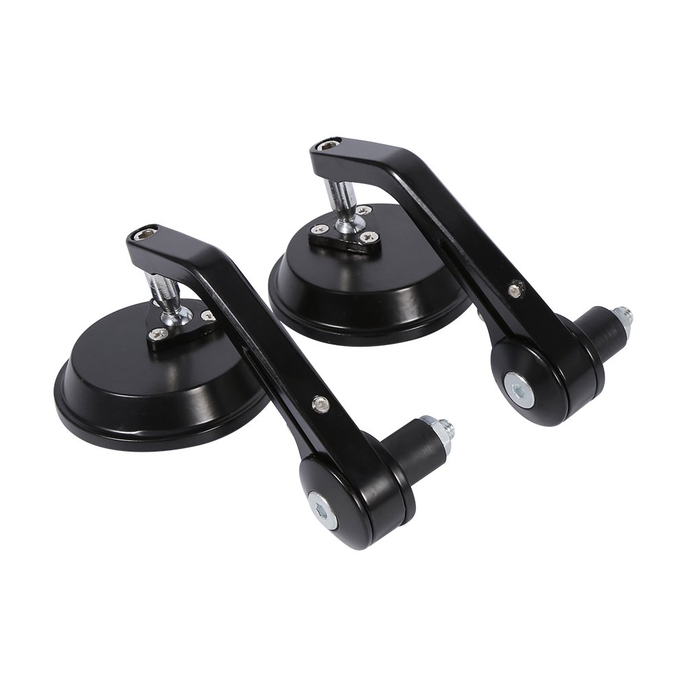 Rétroviseur pour moto 7/8" universel rond guidon extrémités rétroviseurs latéraux chromés