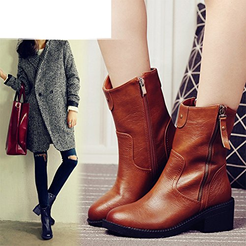 Bottes à talons hauts chaudes pour ne plus avoir froid aux pieds - 2