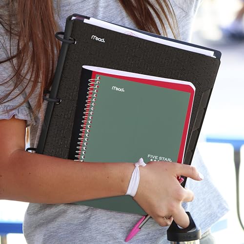 Image of Five Star Spiral Notebook, 2 Subject, College Ruled Paper, 6 inch x 9-1 /2 inch, 80 Sheets, Fights Ink Bleed, Water Resistant Cover, Seaglass Green (840029CH1-ECM) (Pack of 12)