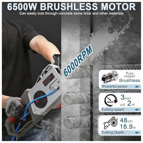 KPOUYYDS Electric Concrete Chain Saw