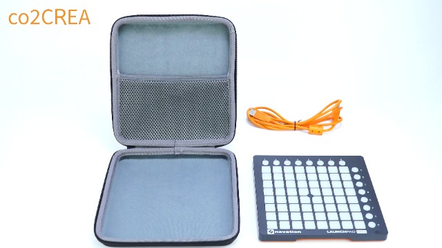 Custodia Protettiva Per Novation Launchkey Mini MK2 - Cover In EVA Nero, Morbida E Leggera | Co2CREA