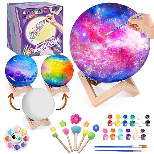 13. Paint Your Own Moon Lamp Art Kit
