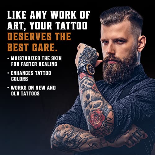 Viking Revolution Tattoo Balm for Before During & Post Tattoo, Safe, Natural Tattoo Aftercare Cream - Image 3