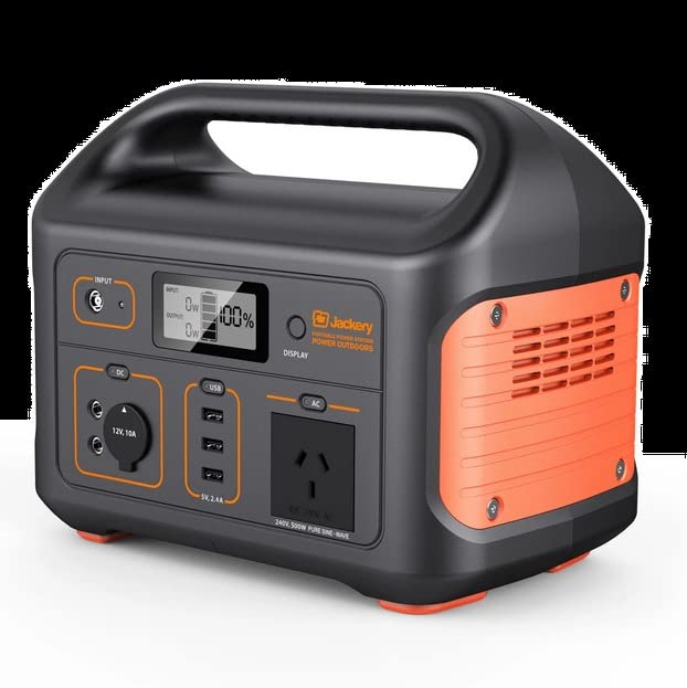 Jackery Portable Power Station Explorer 500, 518Wh Outdoor Solar