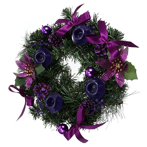 Alipis 1pc Christmas Candle Holder Desktop Decor Art Stand for Taper Candles Elegant Candelabra Centerpiece for Holiday Party Wedding and Home Decoration