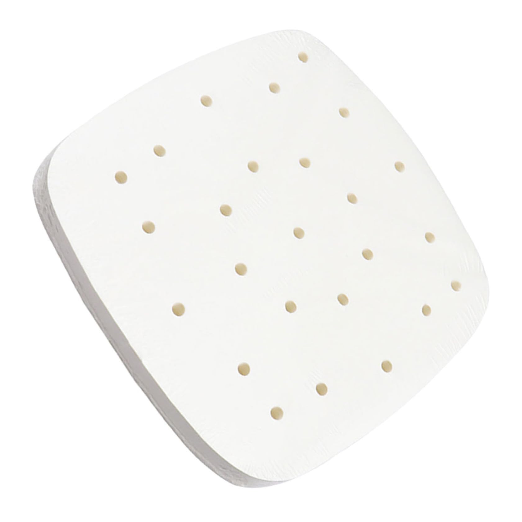 Air Fryer Paper Pads 400pezzi Carta Bianca Antiaderente | Drenaggio Olio, Adatti alla Friggitrice ad Aria, Fogli Pratici per Cottura e Barbecue