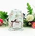 TooGet Elegant Metal Tinplate Empty Tins, Shabby Chic Mini-boxes for DIY Candles, Dry Storage, Spices, Tea, Candy, Party Favors, and Gifts (Cylinder 6-Pack)