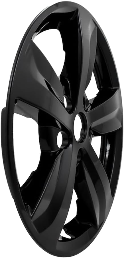 Set of 4 17" 5 Spoke Snap-On Wheel Skins for Kia Sorento LX 2021-2025 - Gloss Black