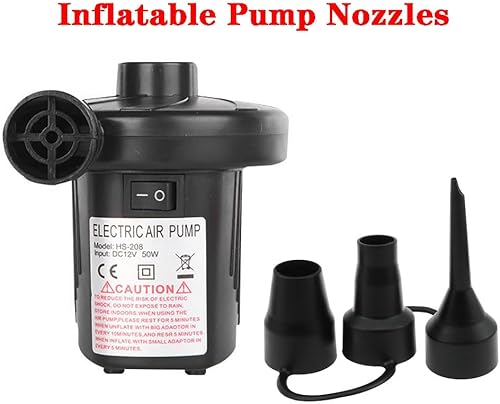 Miniatura 4 de AULIFU - Juego de 3 boquillas de repuesto de 3 tamaños, boquillas inflables de plástico para cama de aire, boquillas de bomba de aire, boquilla de