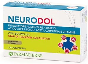Farmaderbe Neurodol Lipoic Acid Nervous System Supplement, 30 Tablets