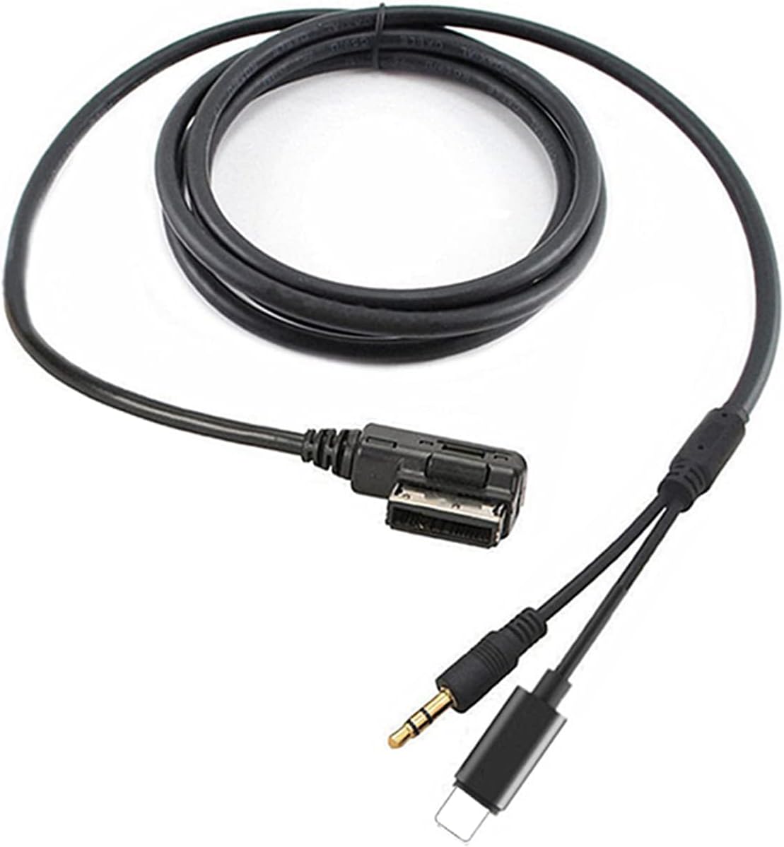 AMI MMI MDI Aux Charing Cable 3.5 mm Audio Adapter Kits for A3 A4 A6 Q5 Q7 V-W, Compatible for iP13 13 Pro 12 11 Xs Max XR Galaxy Android