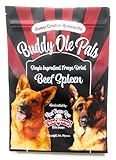 Buddy Ole Pals Single Ingredient Freeze Dried Beef Spleen Dog Treats, Human Grade & Hormone Free, 3oz