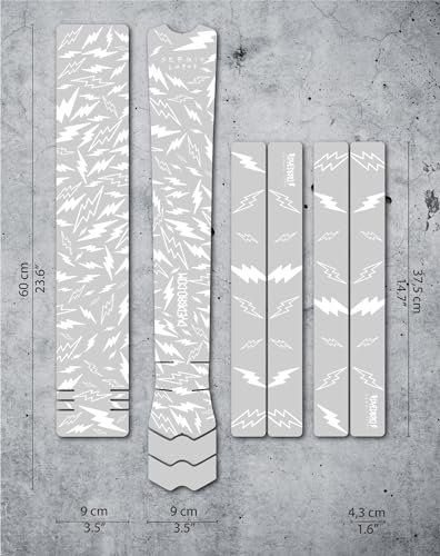 DYEDBRO - Protector de cuadro MTB - Sergio Layos (mate/blanco)