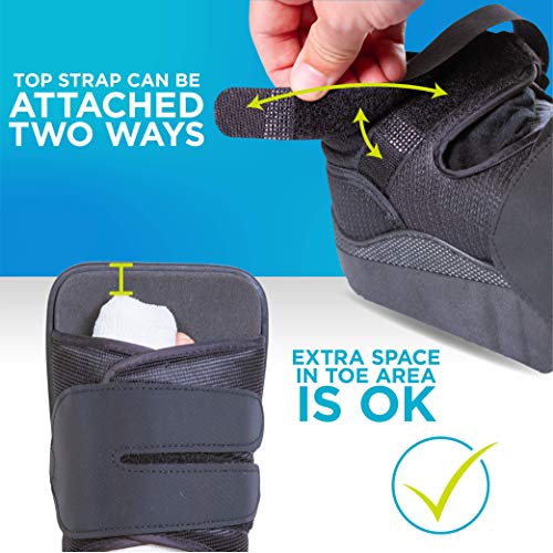 Forefoot Off-Loading Healing Shoe - Non-Weight Bearing Medical Boot For Diabetic Foot Ulcer Protection, Metatarsalgia Pain And Post Bunion, Mallet Or Hammer Toe Surgery (Medium) #TOP5