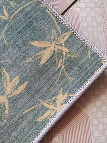 Alfombras de pasillo largo ZRUYI clásico azul corredor resistente 0.8x2m 5
